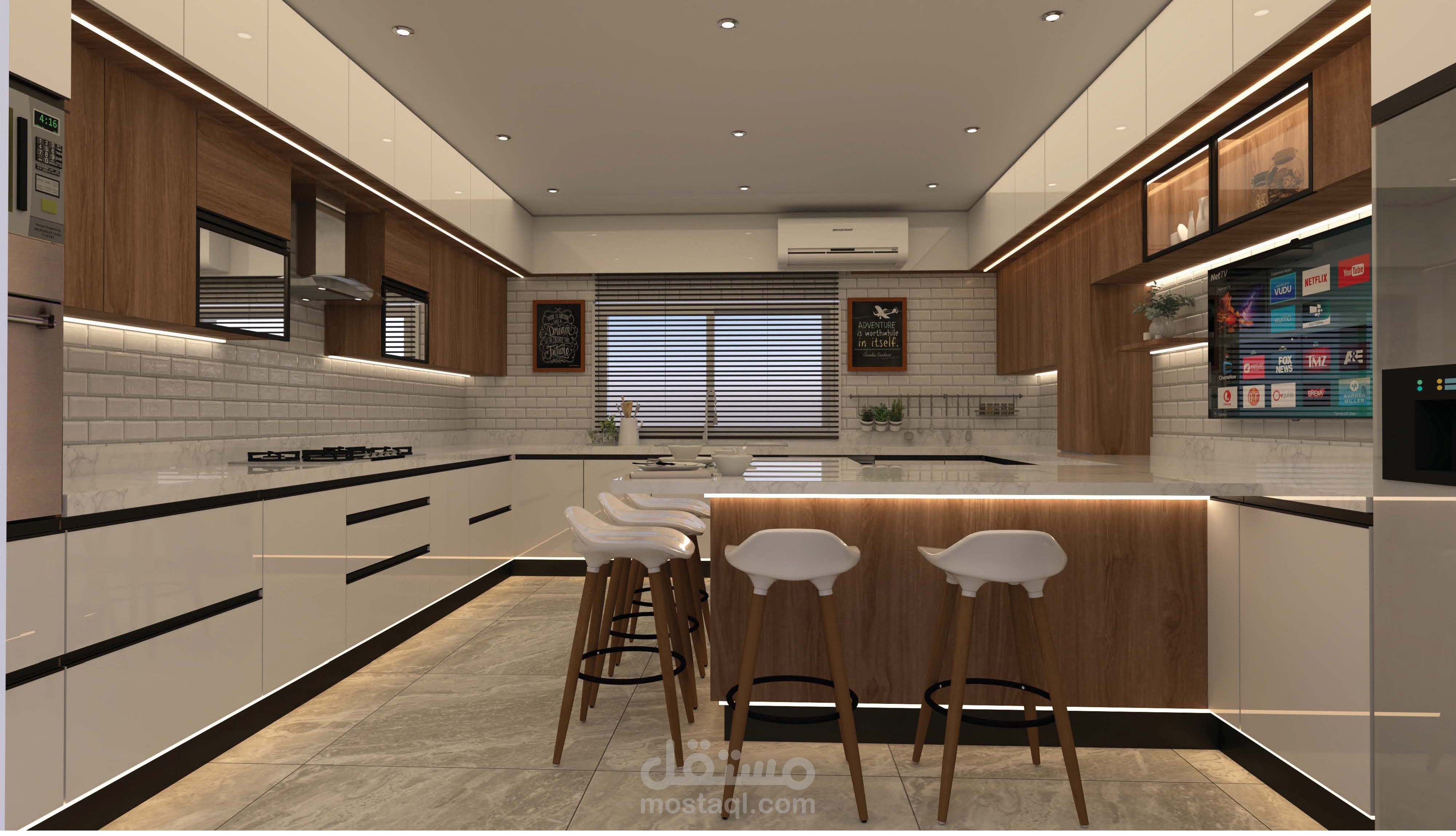 تصميم مطبخ مودرن