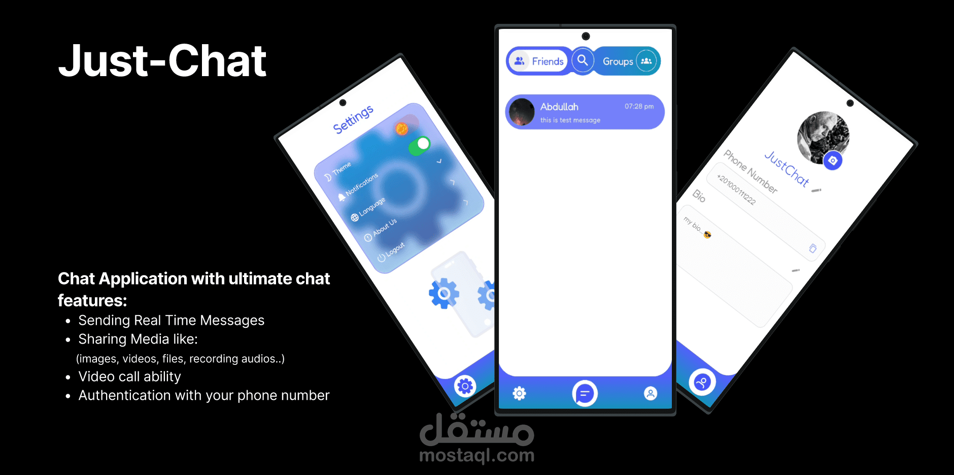Just Chat application