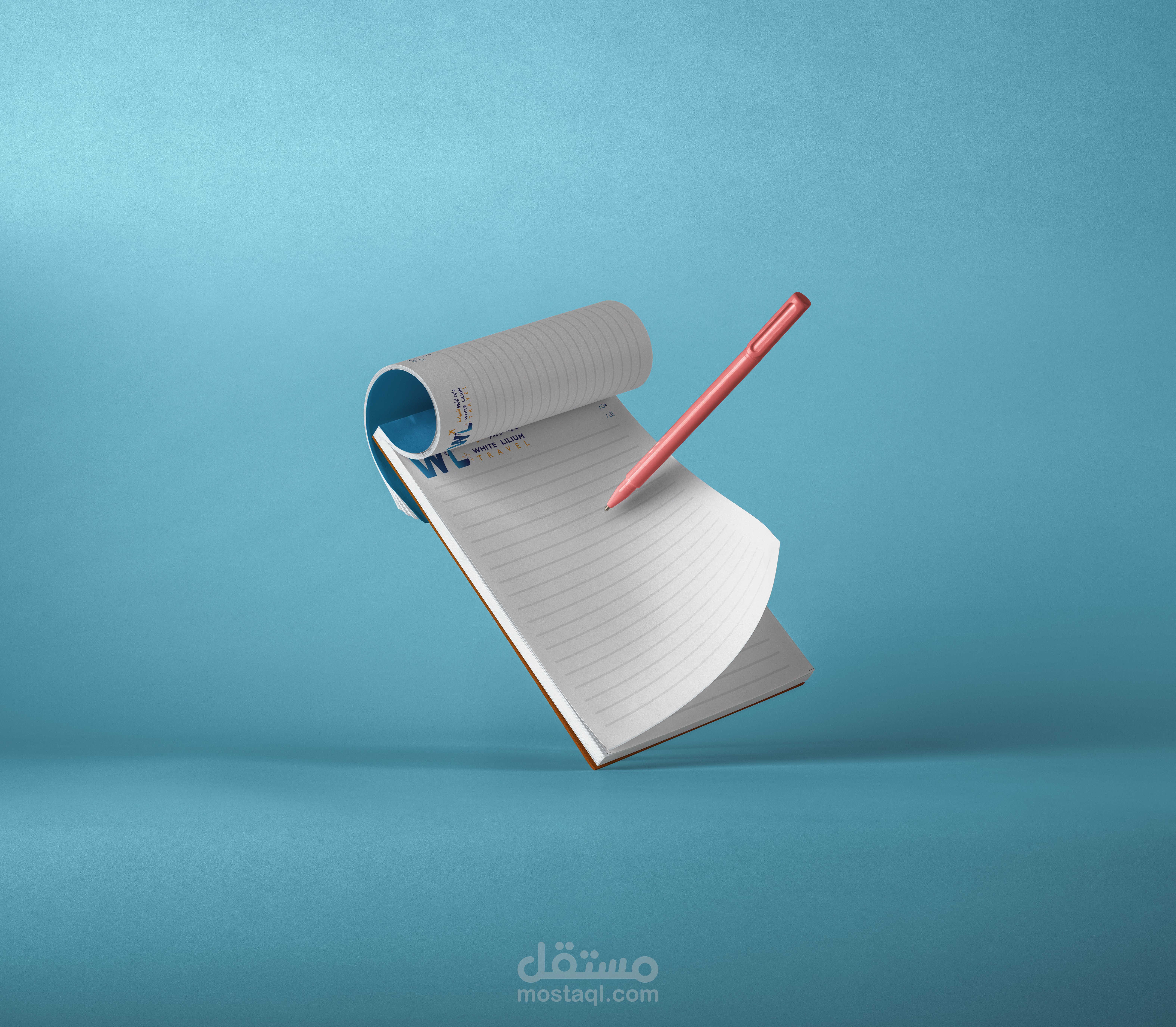 تصميم نوتة مكتب  لشركه  سياحه معتمدة