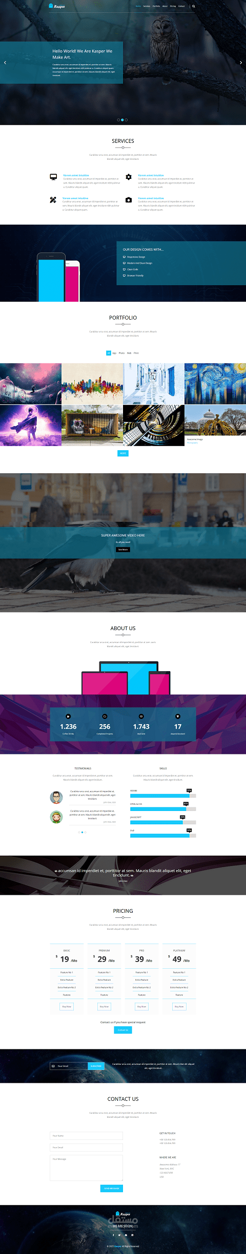 Responsive Template Design