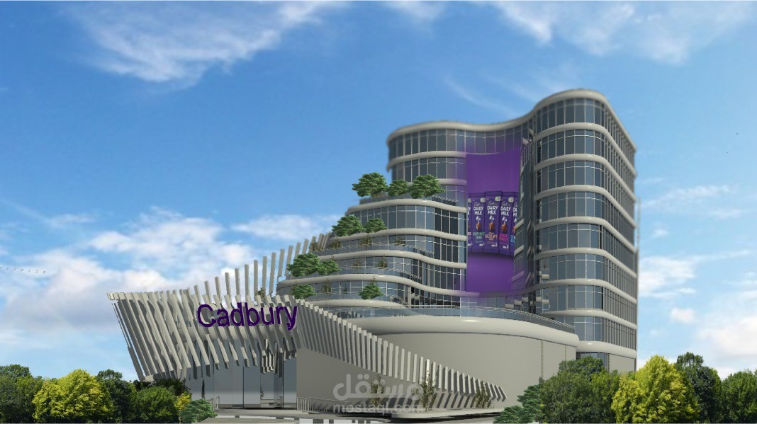 تصميم برج اعمال  Headquarter architectural design