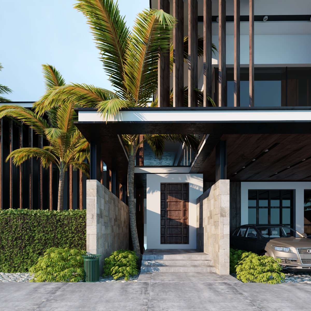 Modern Villa Façade