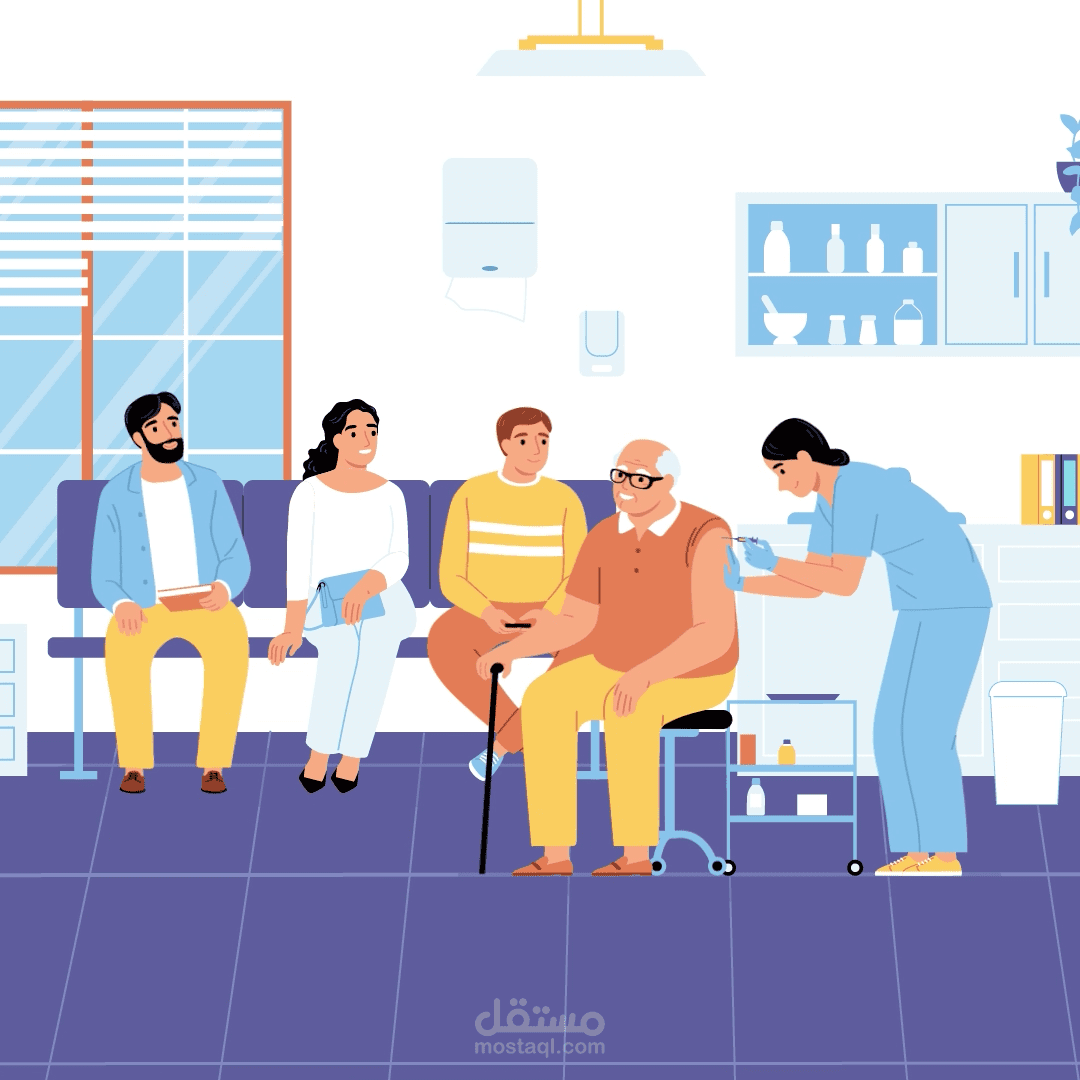 عدي للخدمات الصحيه المنزليه | Motion Graphic