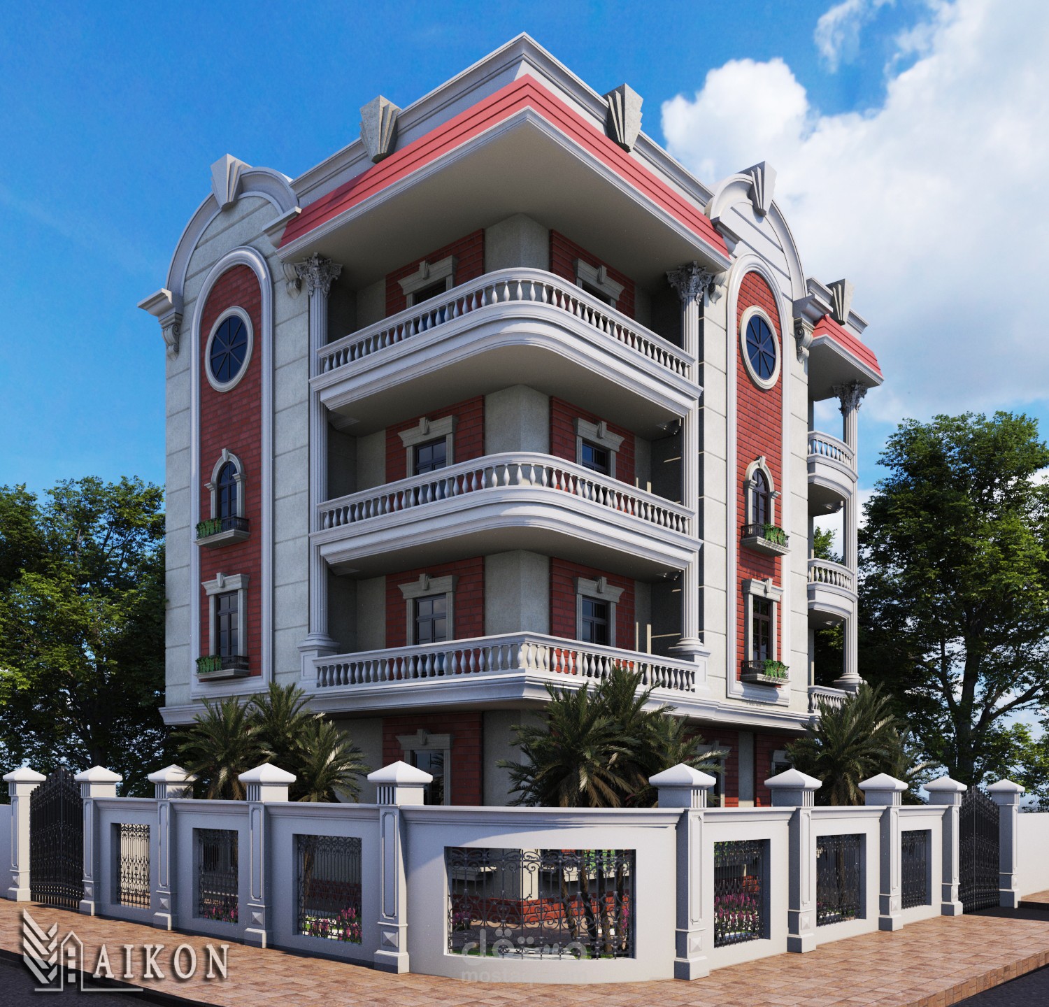 منزل طراز كلاسيكي ولاندسكيب ( الحي الفرنسي )