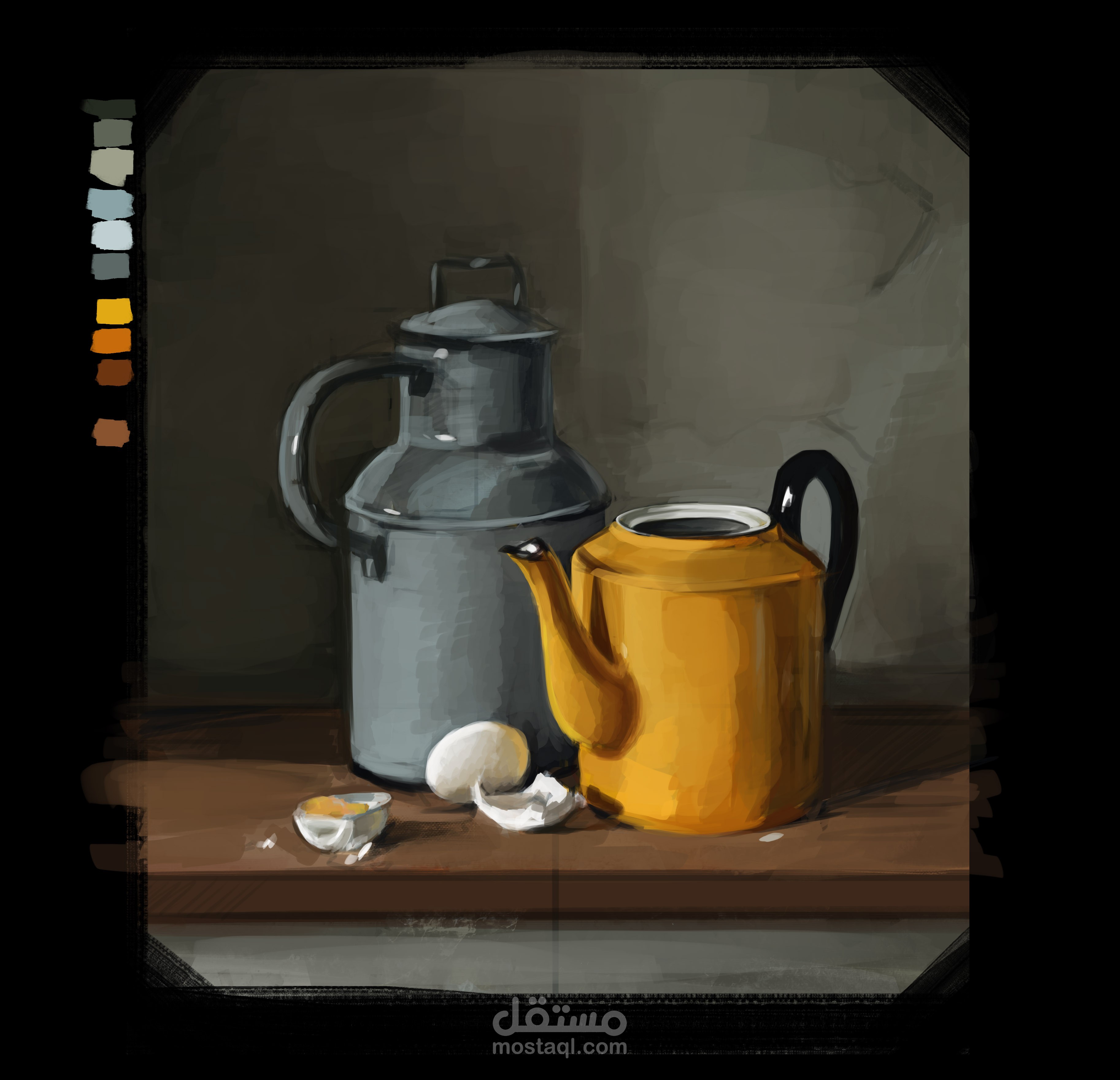 still life painting - study