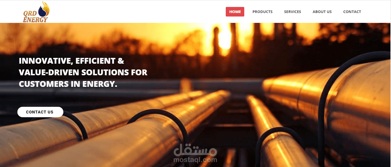 عمل موقع إلكترونى لشركة خدمات بترولية