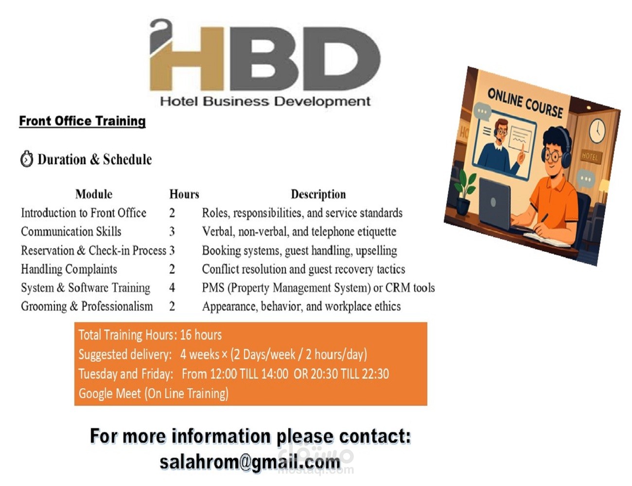Front Office Training