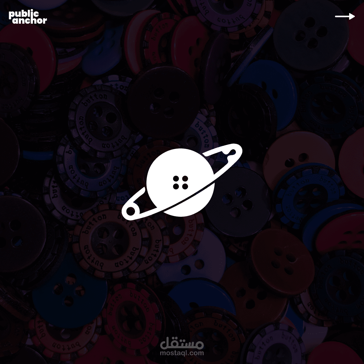 Button Planet Logo Design