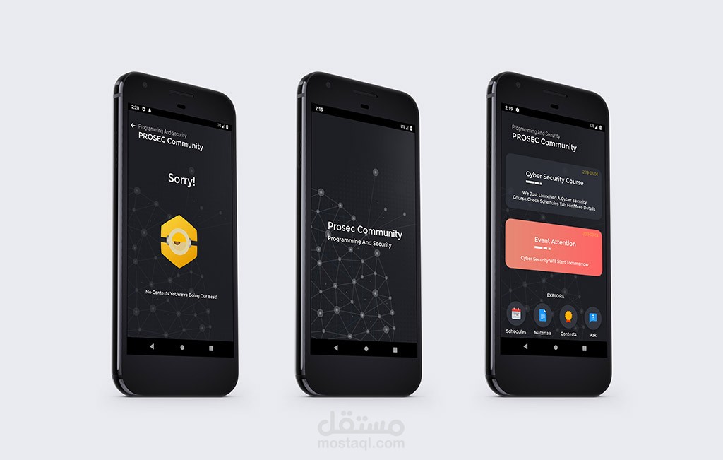 ProSec Community: Programming And Security App