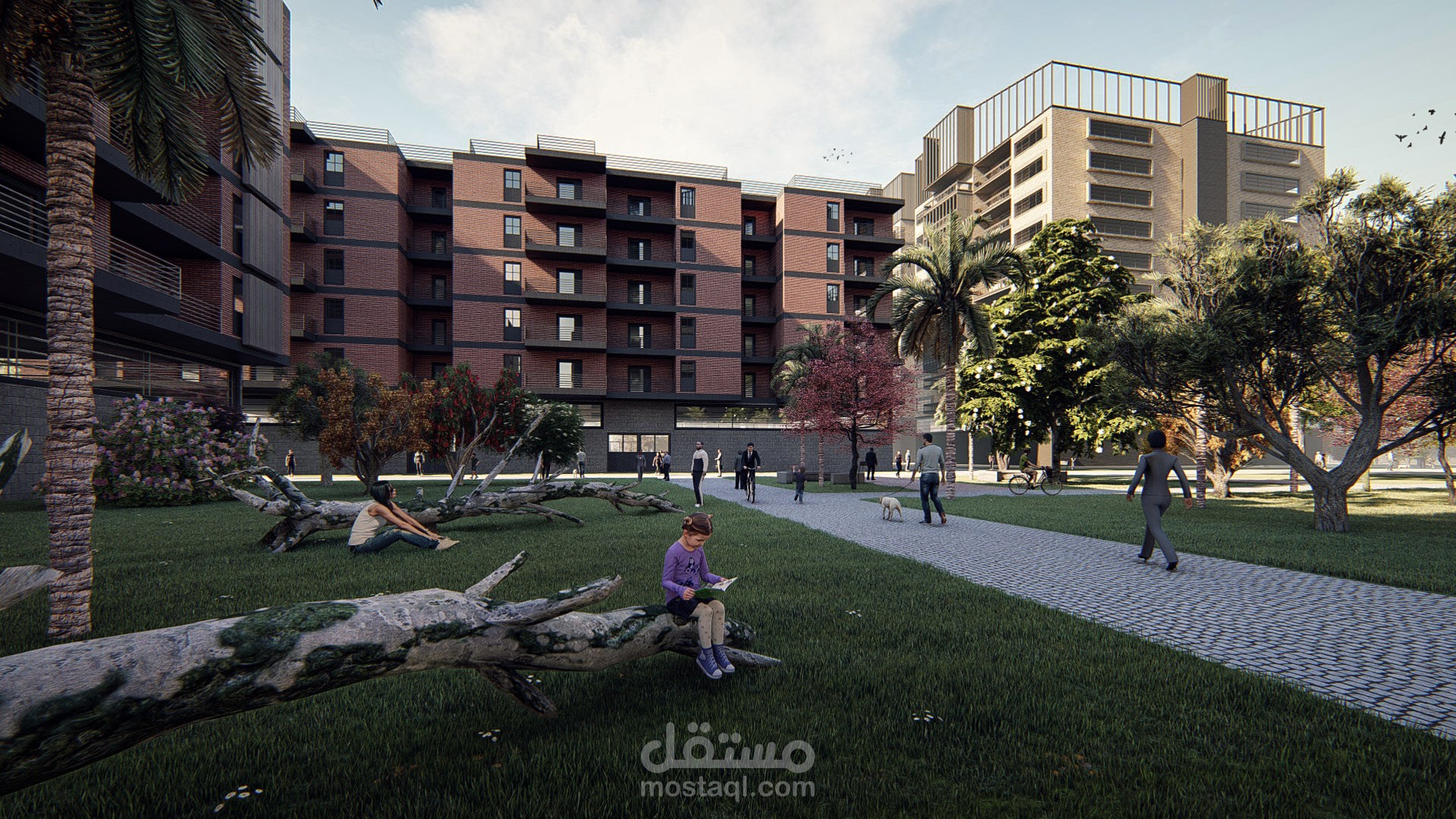 تصميم عمرانى لمجاورة سكنية