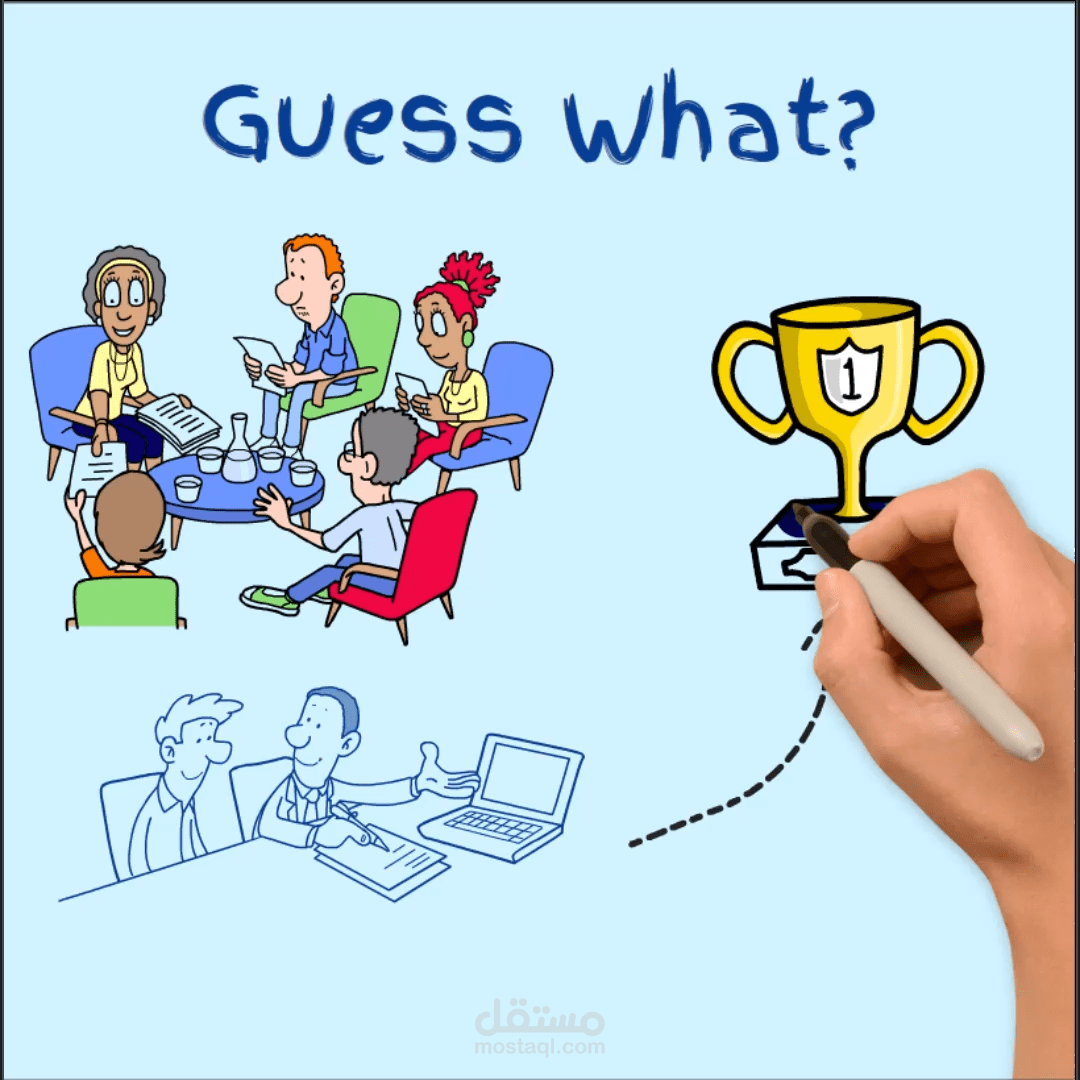 اعلان باللغة الانجليزية لكورس "السبوبة سوا" - وايتبورد Whiteboard