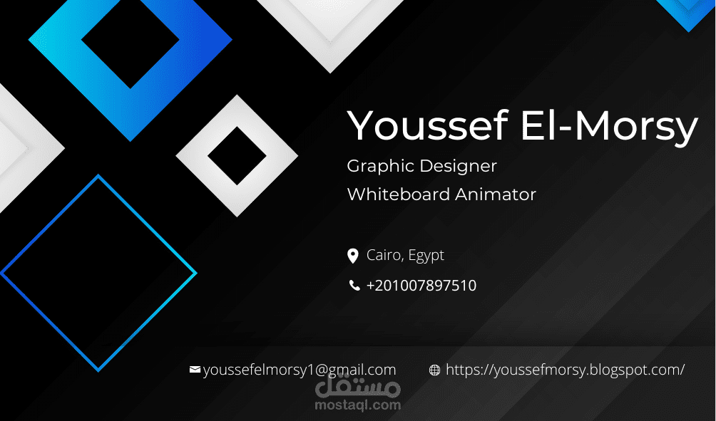تصميم business card