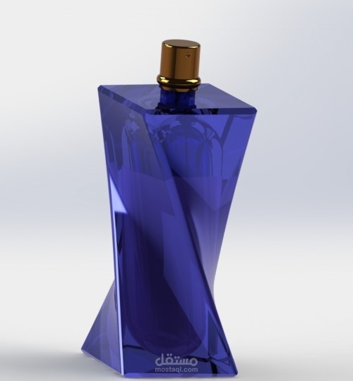 تصميم زجاجة عطر3D