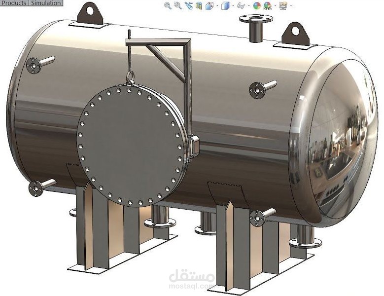 تصميم خزانات Vessels