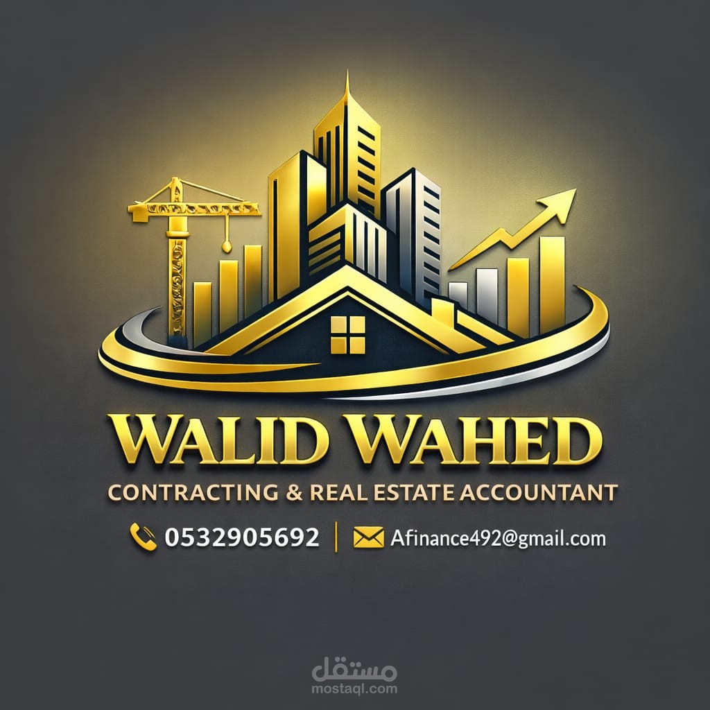 محاسب مقاولات واستثمار عقارى