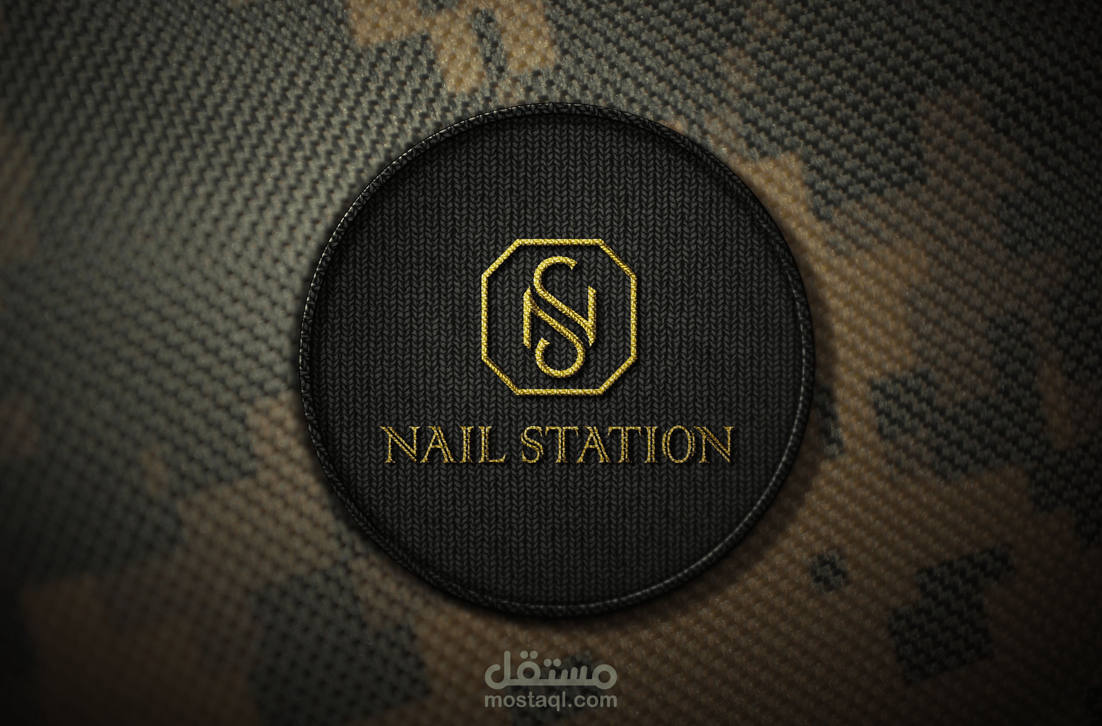 تصميم لوجو لمركز Nail station  للتجميل و السبا للسيدات - مصر