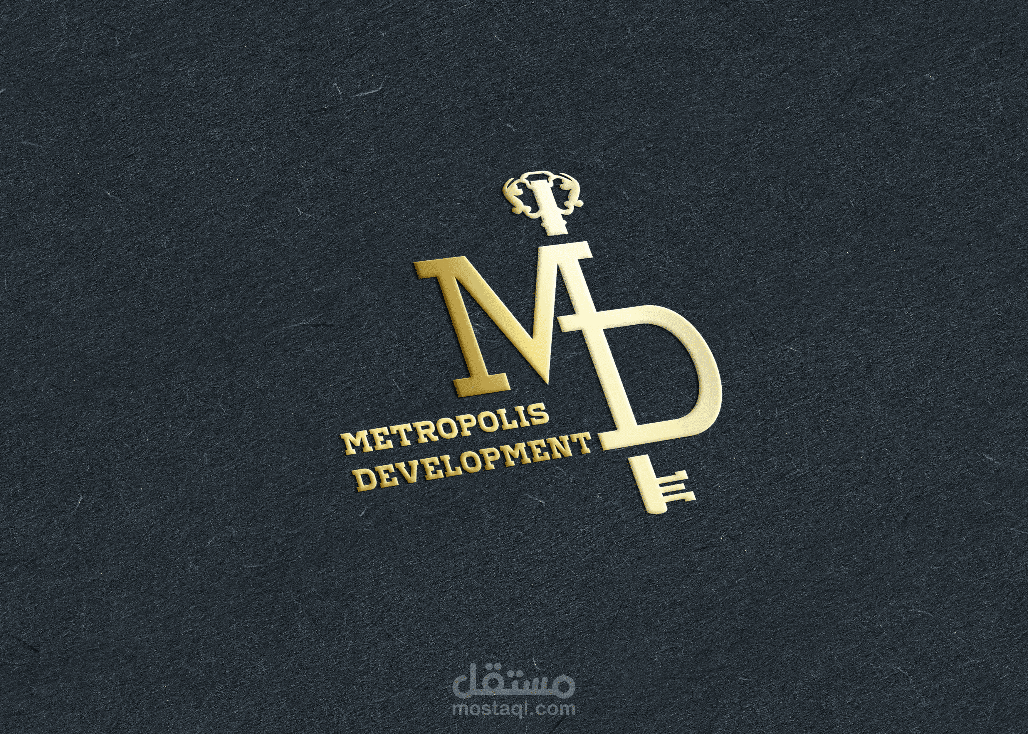تصميم شعار شركة METROPOLIS DEVELOPMENT  للأستثمار العقاري - مصر
