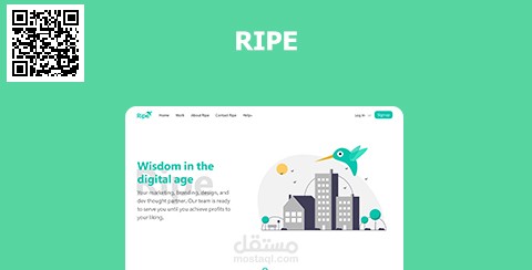 قالب موقع Ripe