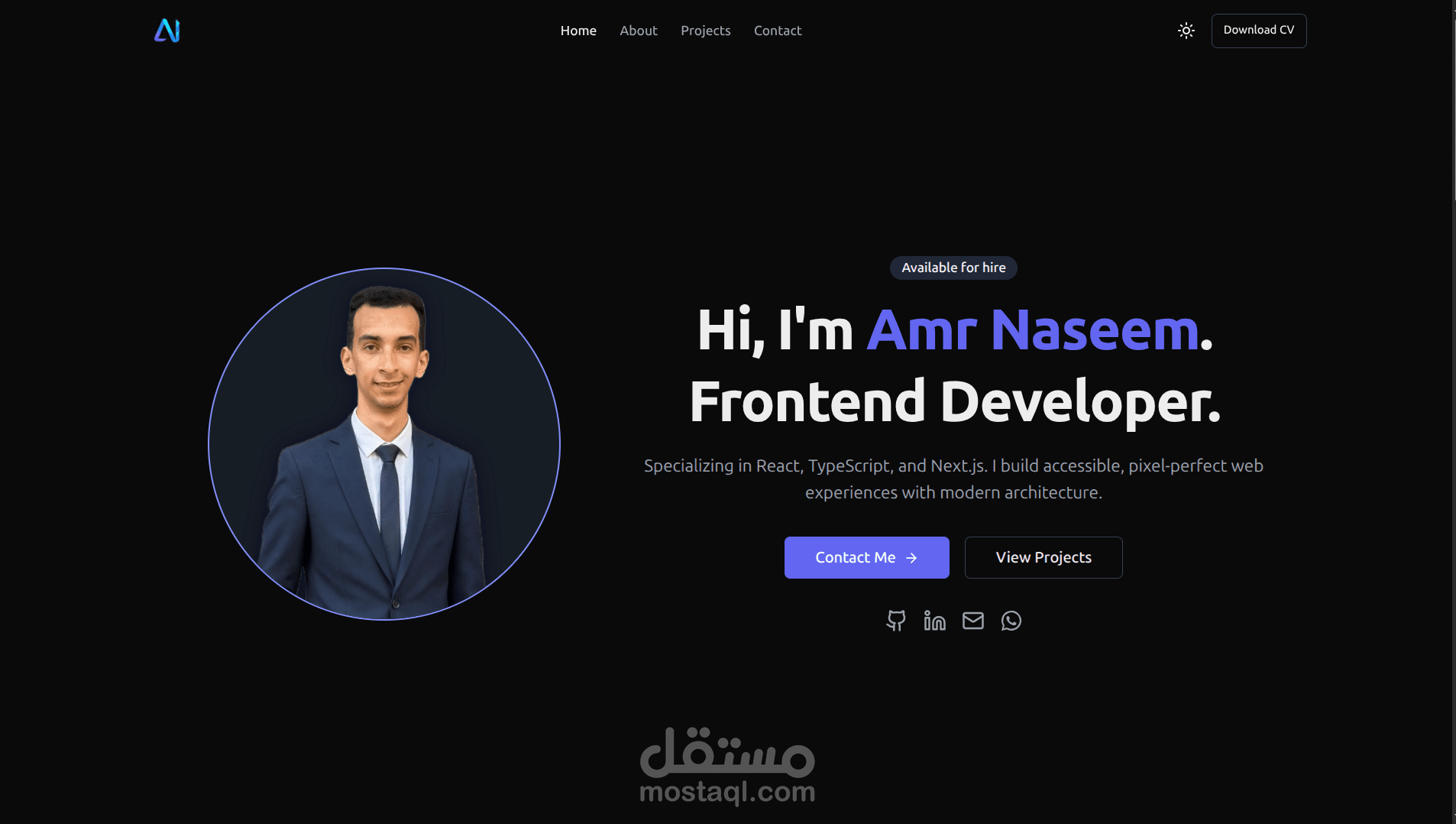 موقع تعريفي احترافي للأعمال والخدمات
