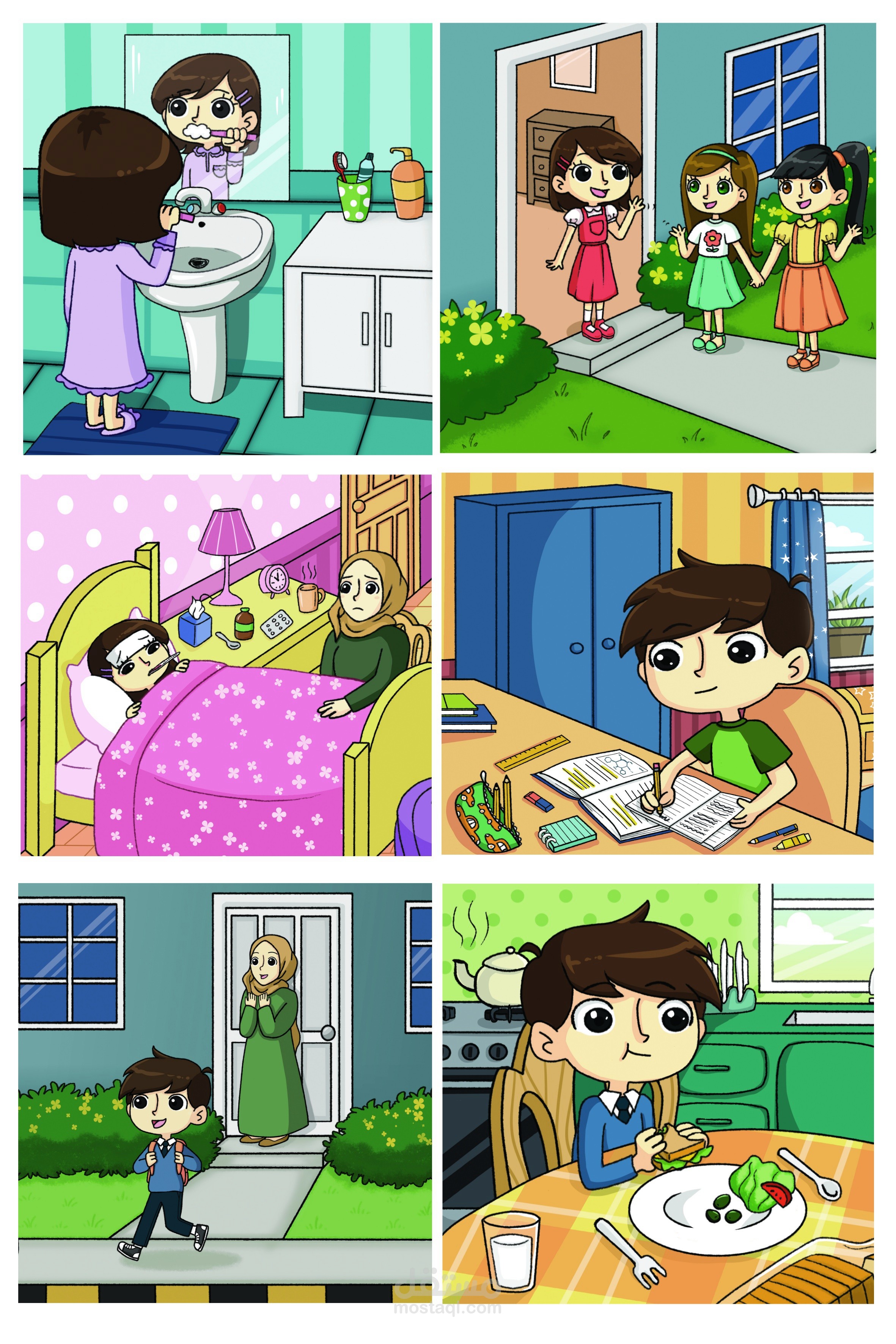 متفرقات من سلسلة قصص سامي وسارة