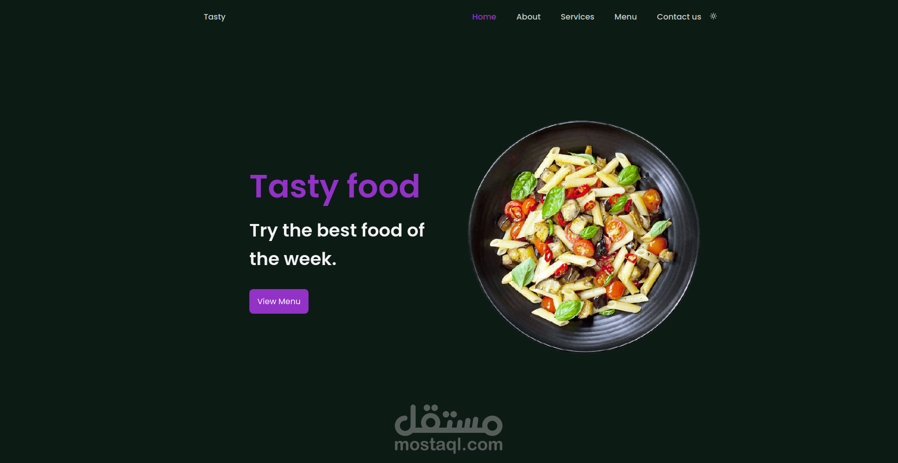 Responsive Template For Restaurant