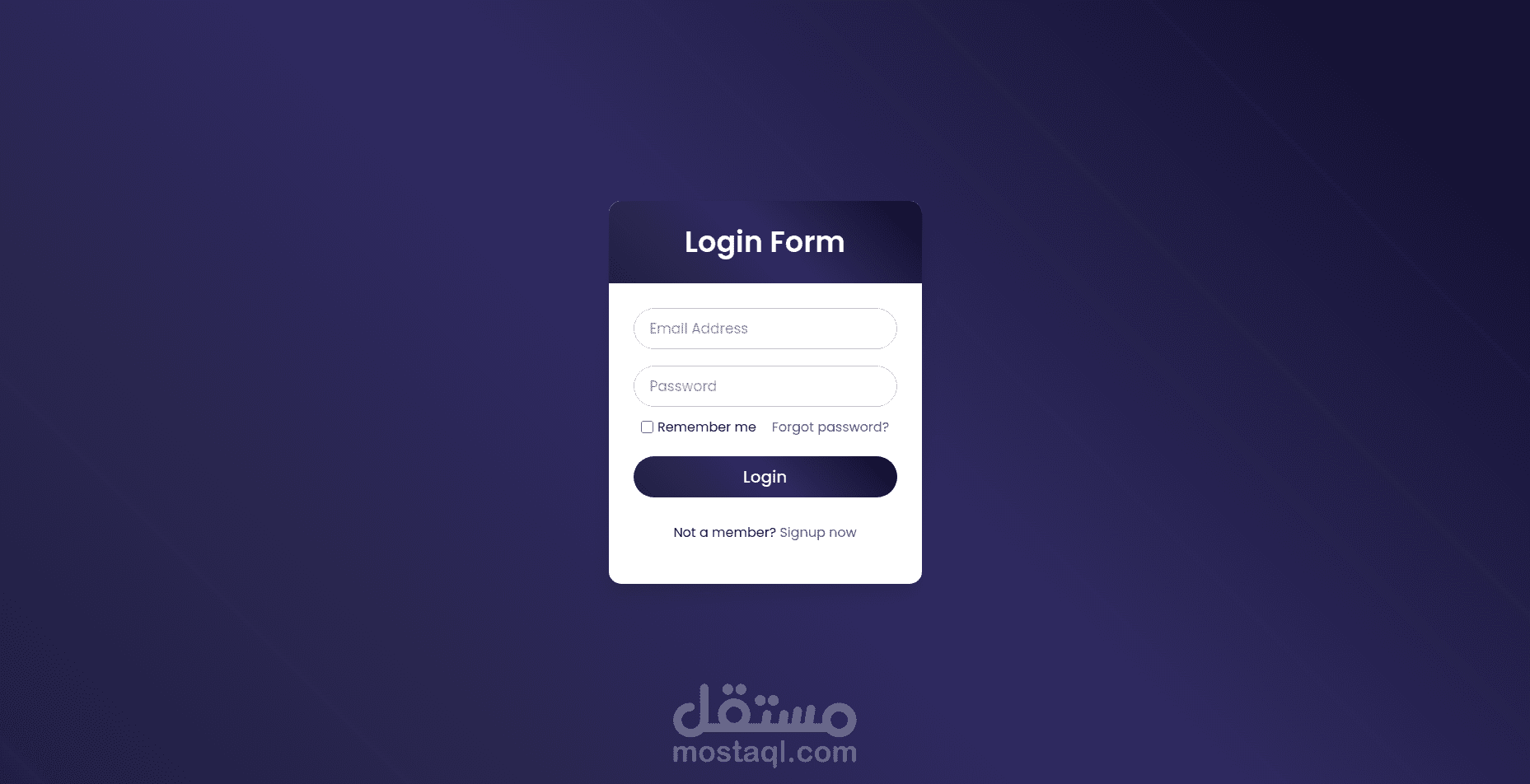 Login Form