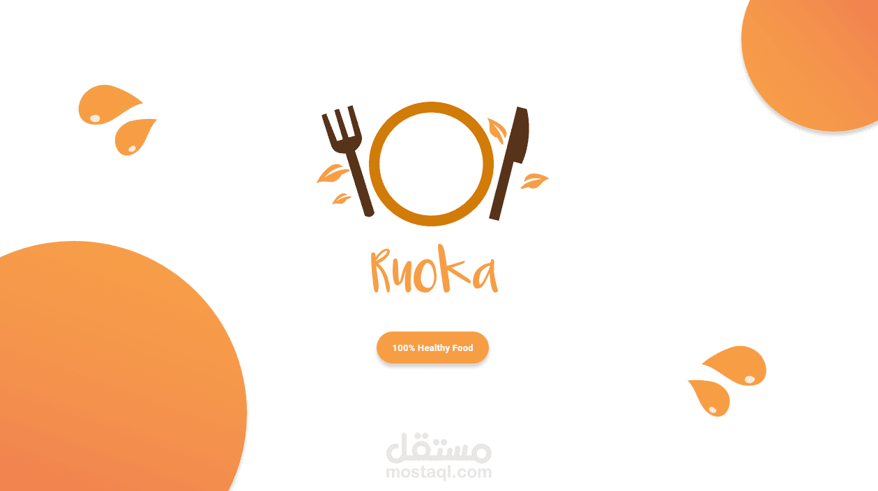 تصميم قالب presentation خاص بالمطاعم