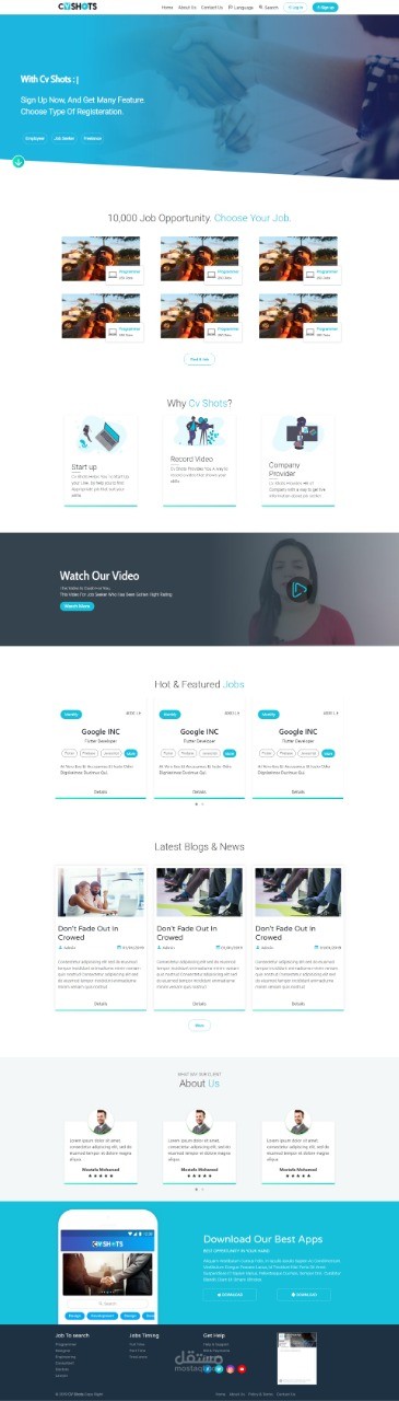 Recruitment website