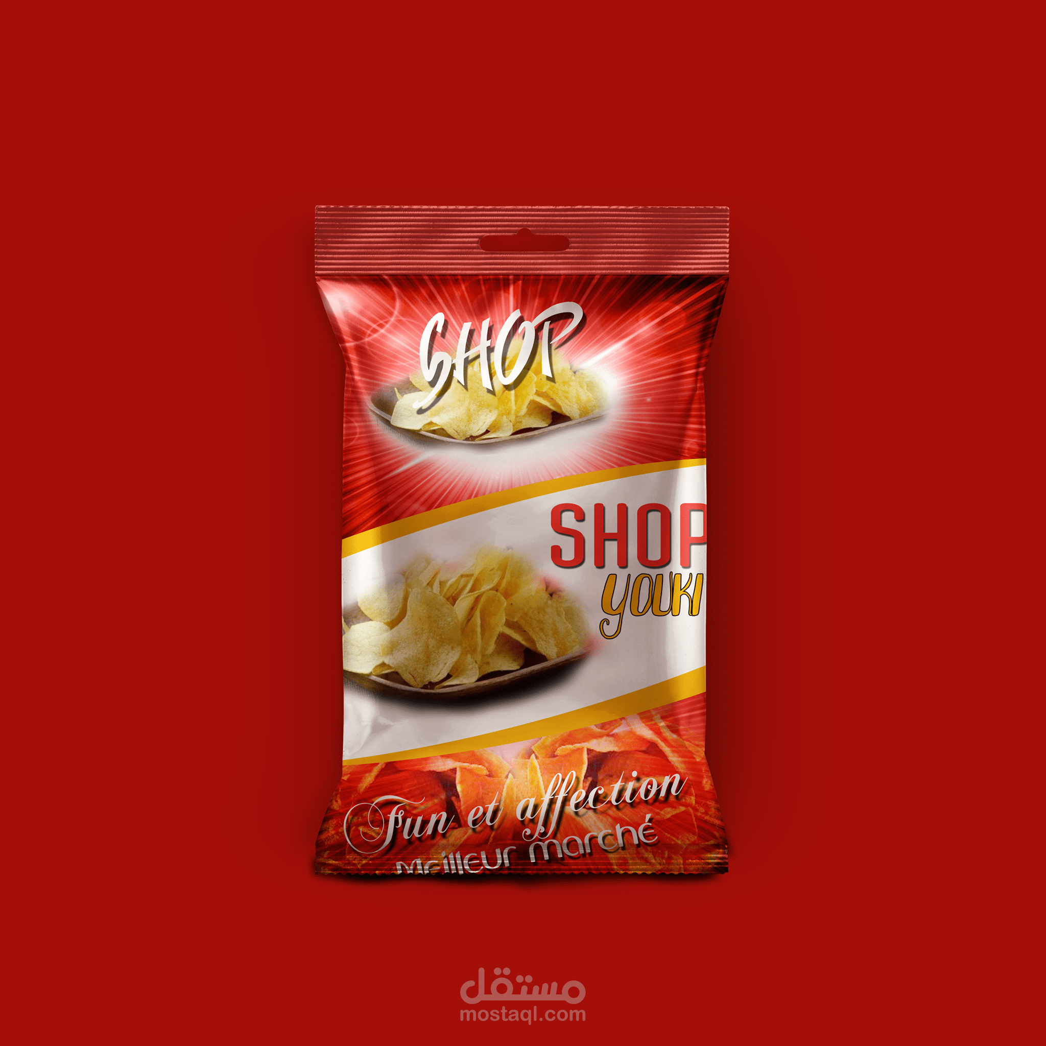 تصميم ديزين  المنتوجات وعبوات  التشيبس