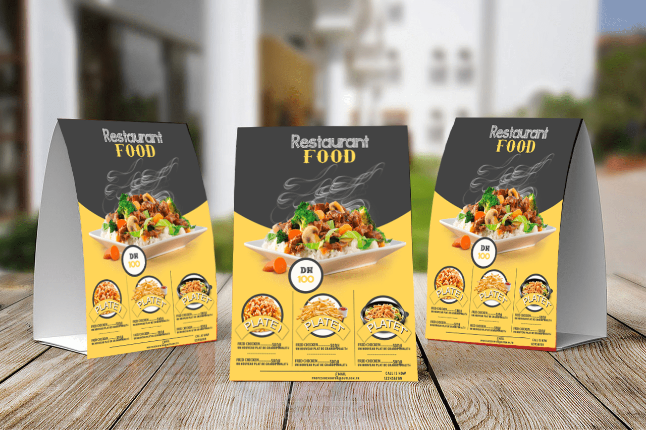 تصميم  بانر  اعلاني  للمحالات والمطاعم كل ما يتعلق  بالمطبوعات  الاشهارية