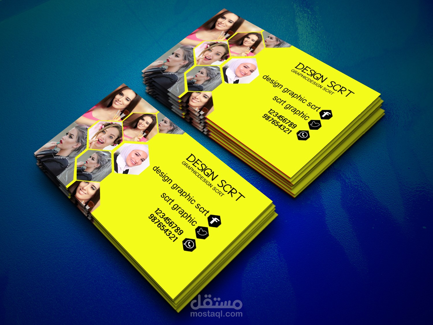 كارت  شخصي فوتوغرافي  لاصحاب المحالات  التجارية