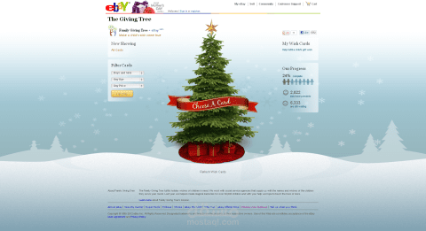 eBay Giving Tree