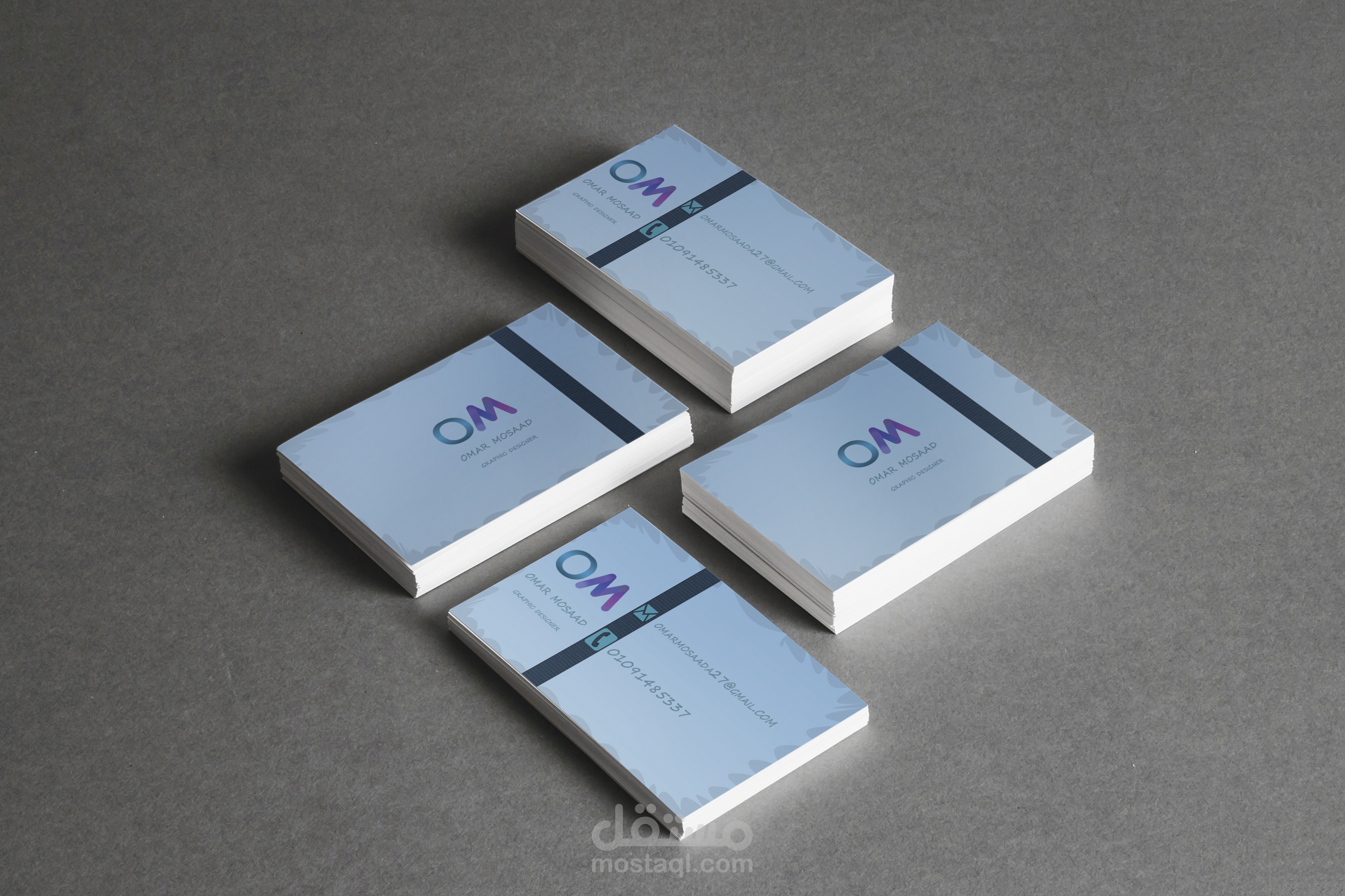 بطاقه اعمال business card