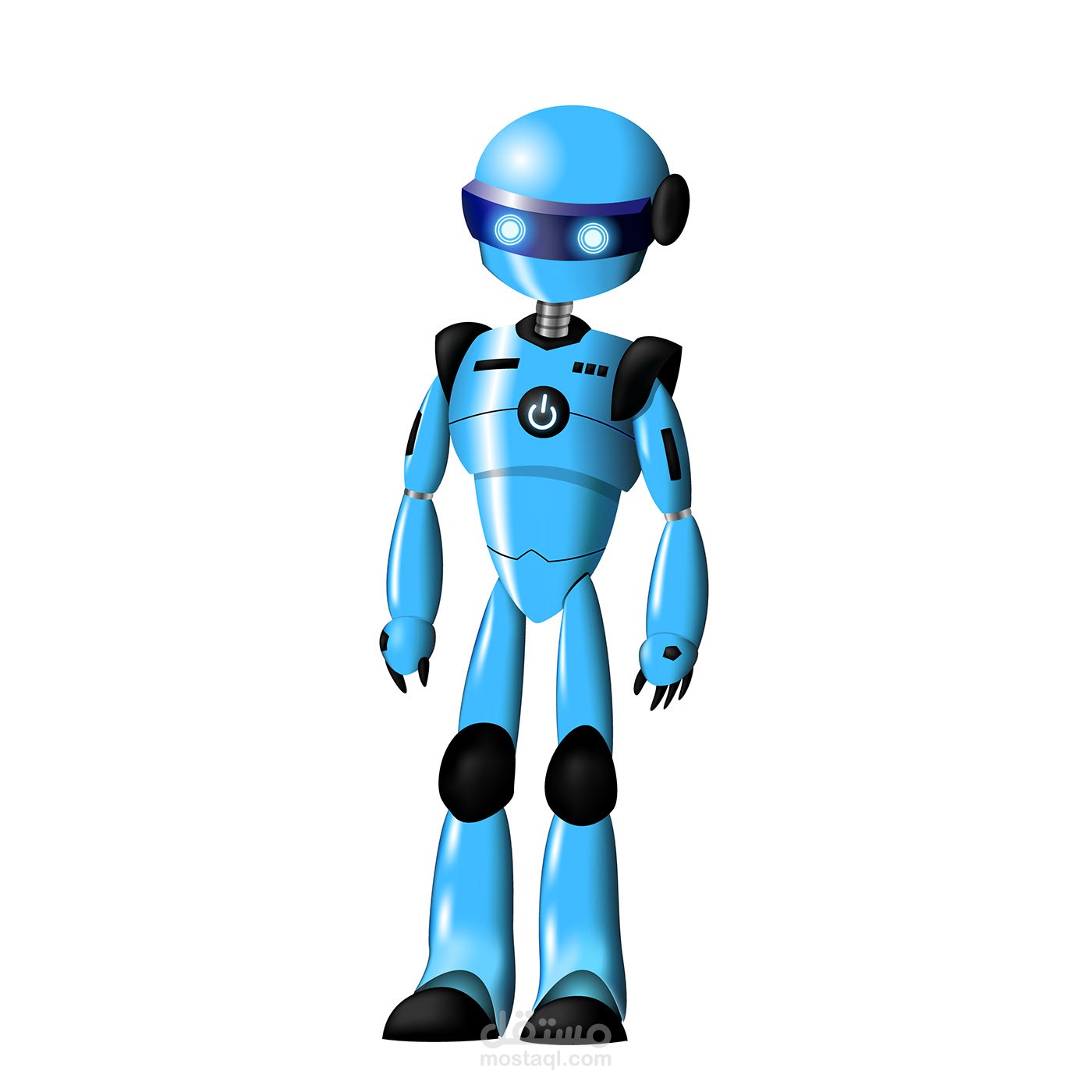 3D Robot Illustration