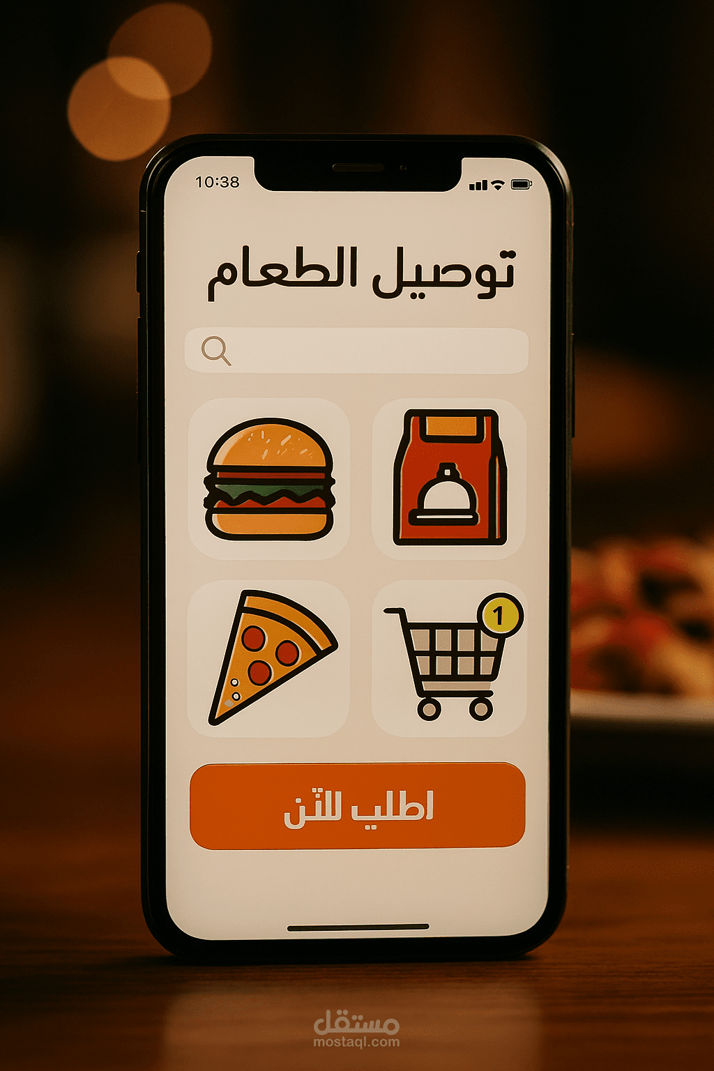 تصميم واجهات تطبيق توصيل طعام جذابة وسهلة الاستخدام