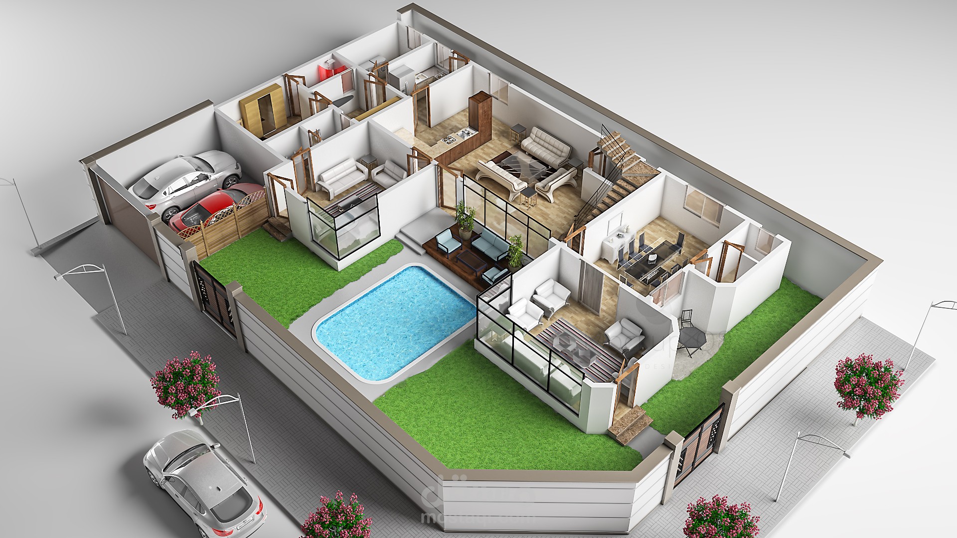 مخطط ثلاثى الابعاد 3D Plan