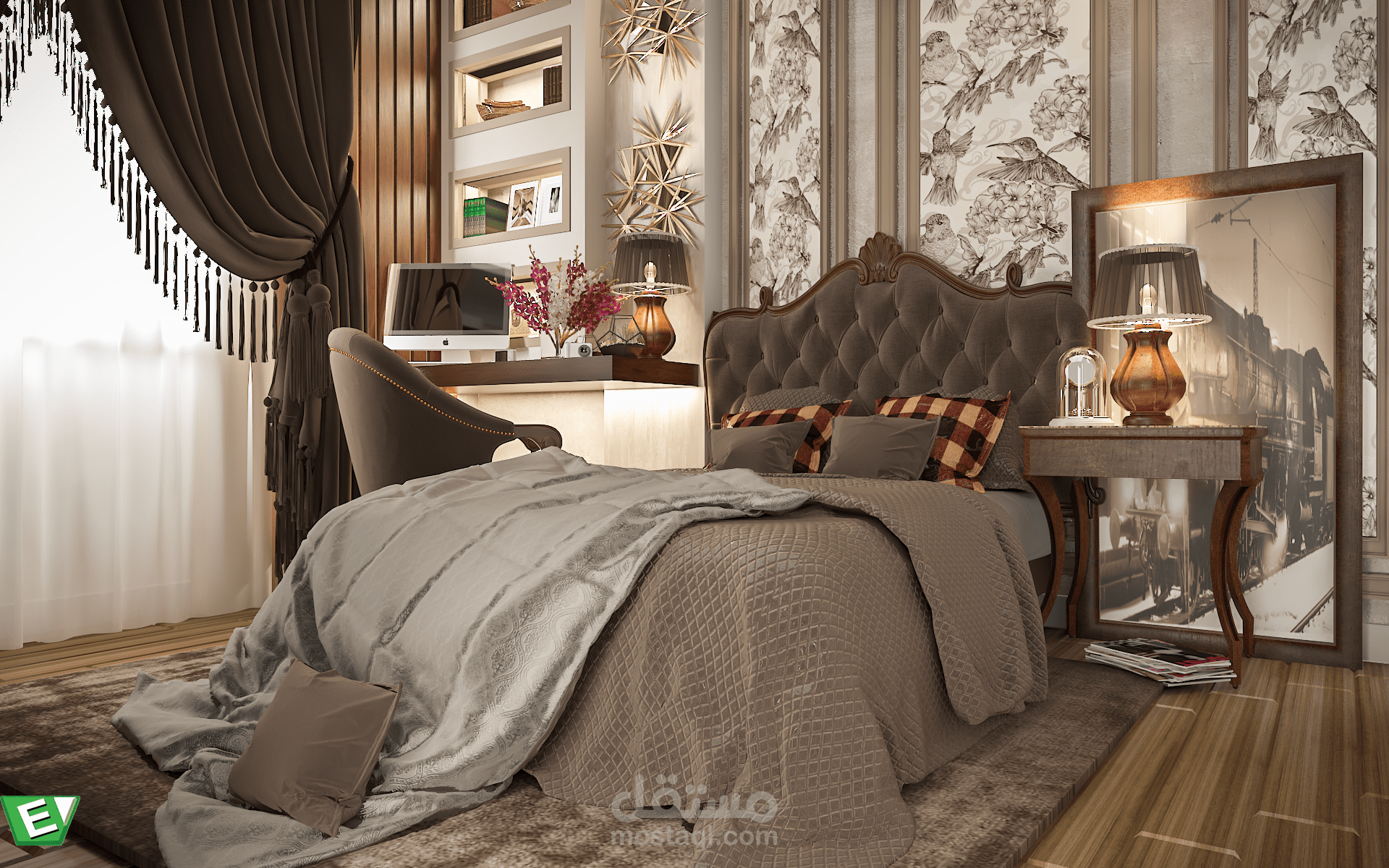 single bed room design ..