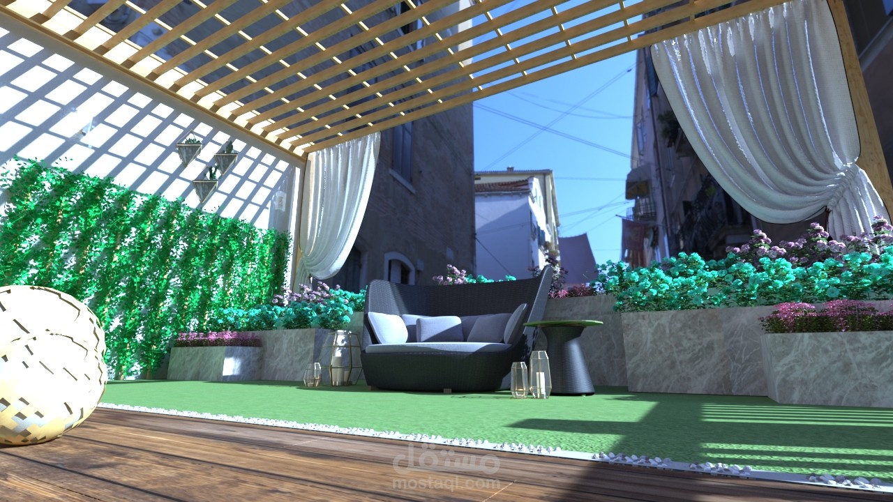 اعادة احياء سطح منزل