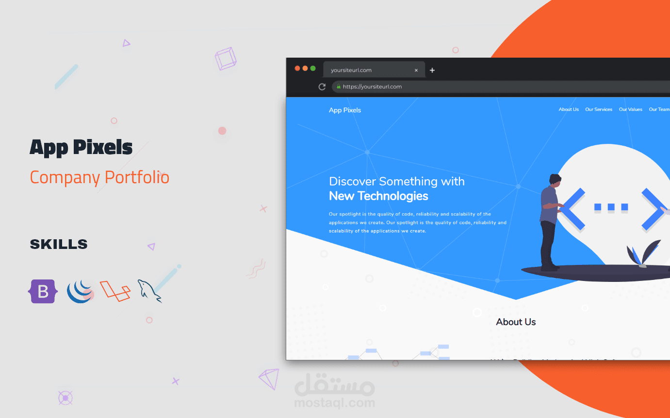 App Pixels - Landing Page