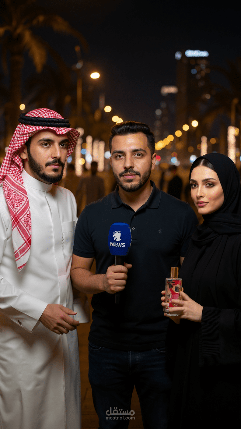 فيديو اعلاني بالذكاء الاصطناعي - متجر عطور