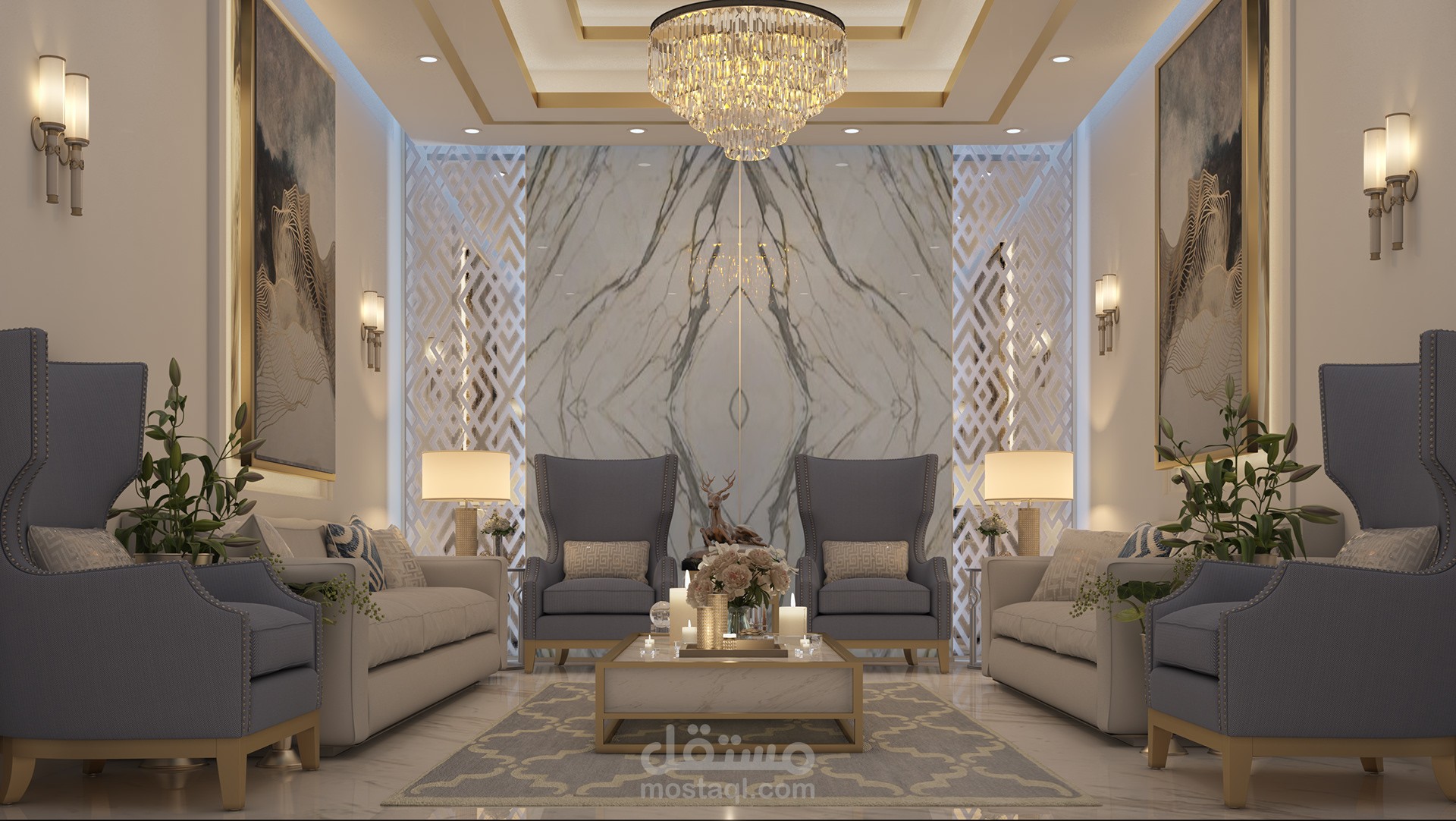 تصميم داخلي مجلس