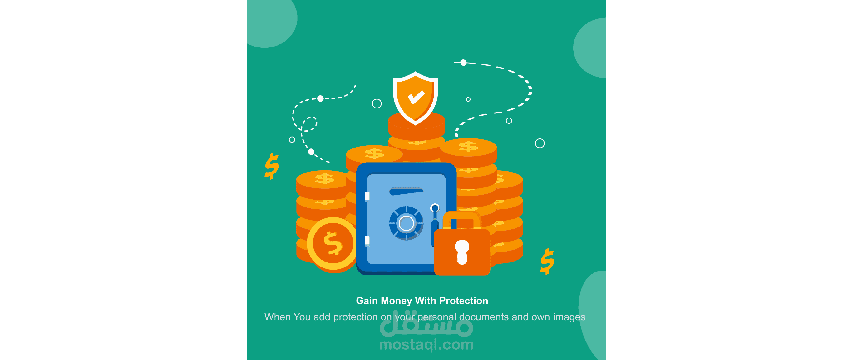 poster gain money with quantum