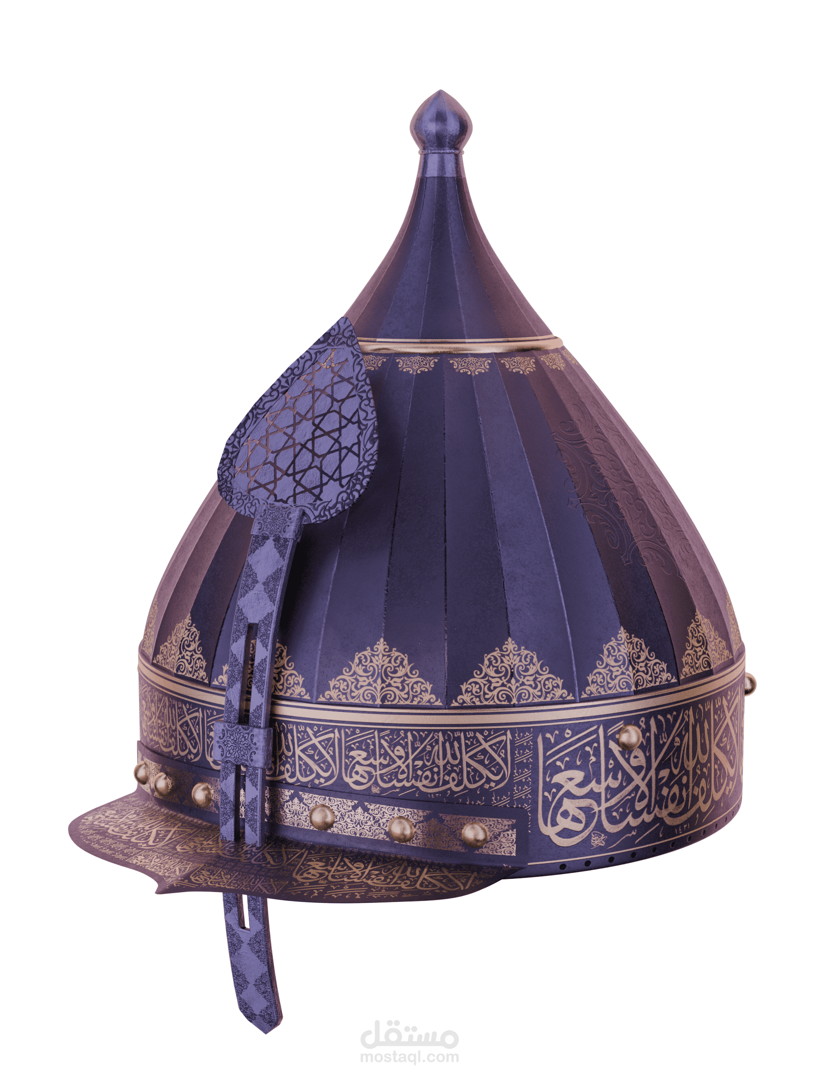 تصميم 3D لخوذة عثمانية
