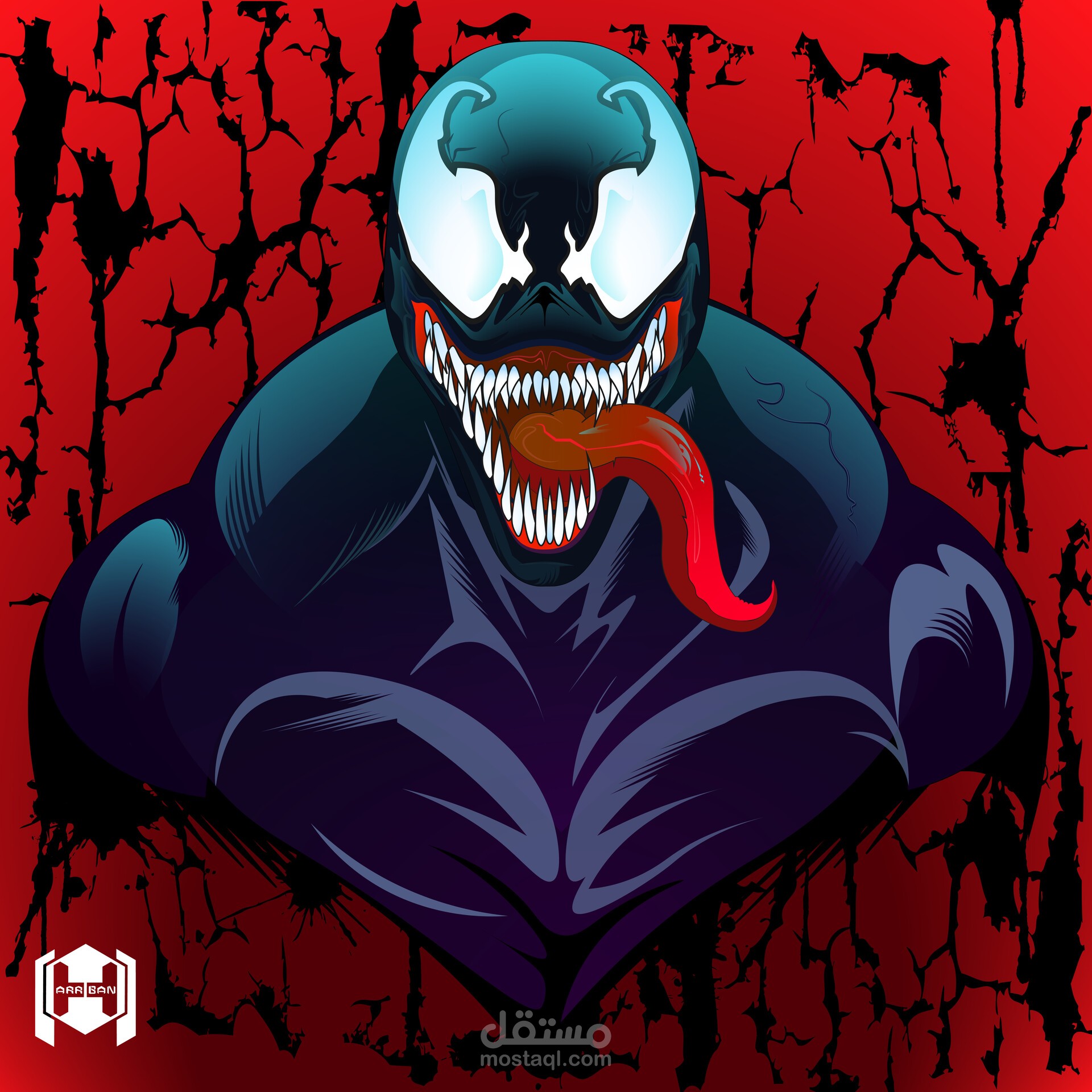 venom art 2D
