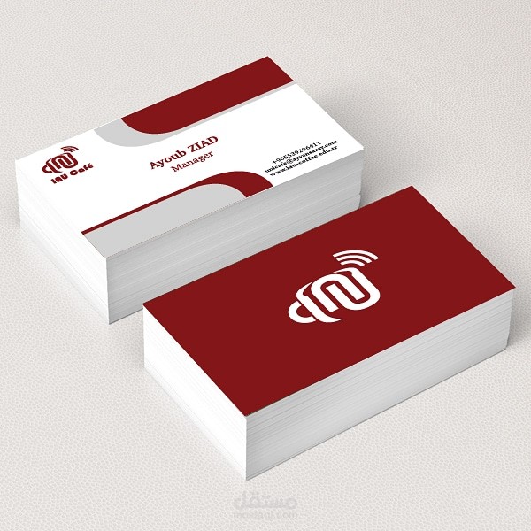 Business card example