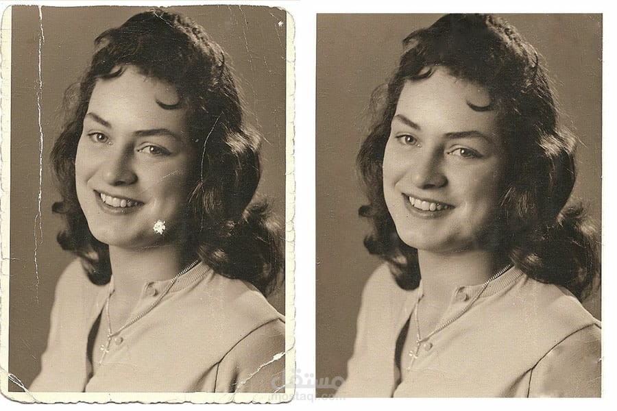 تعديل الصور القديمة التالفة