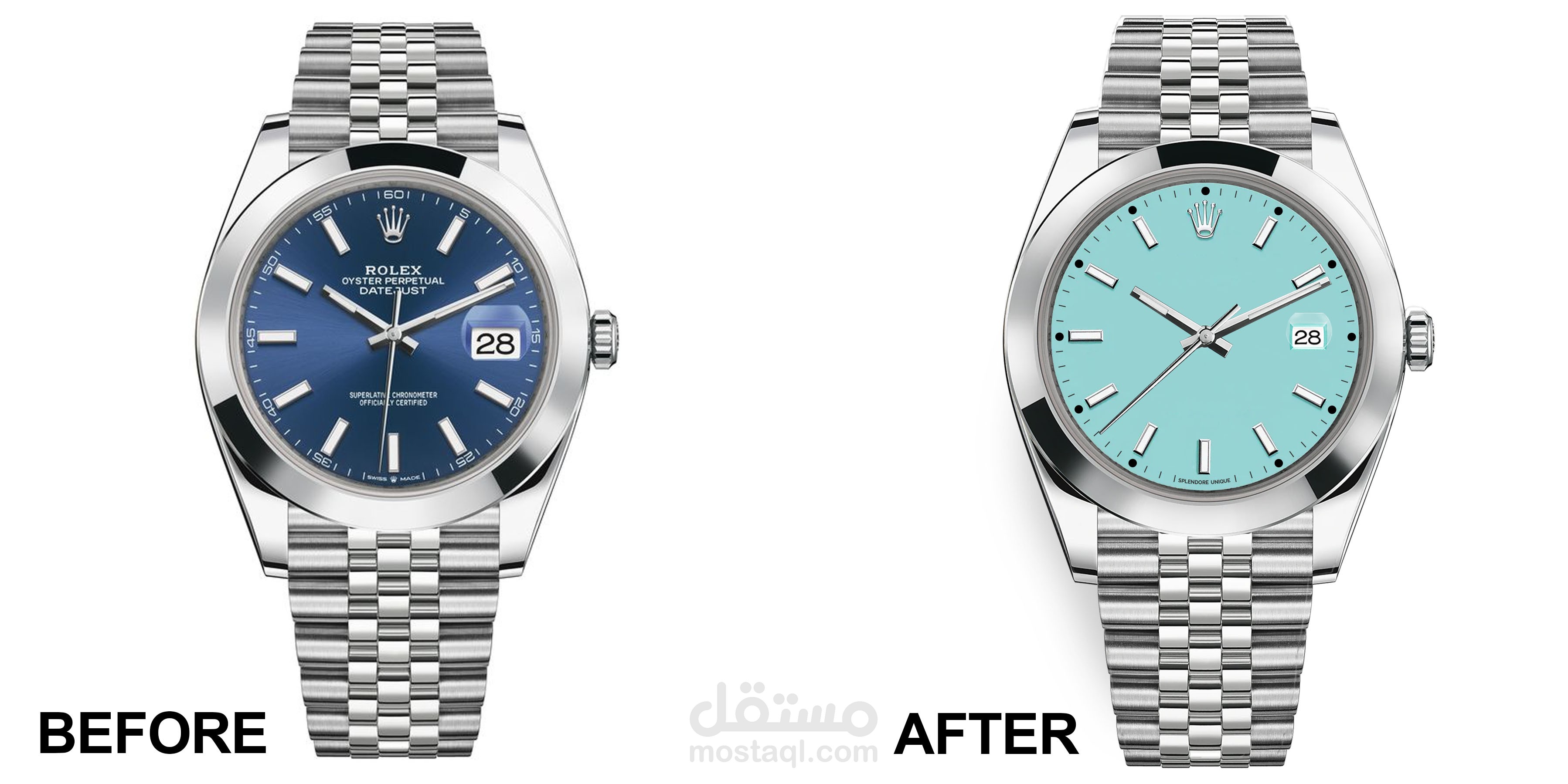 تعديل صور ساعات