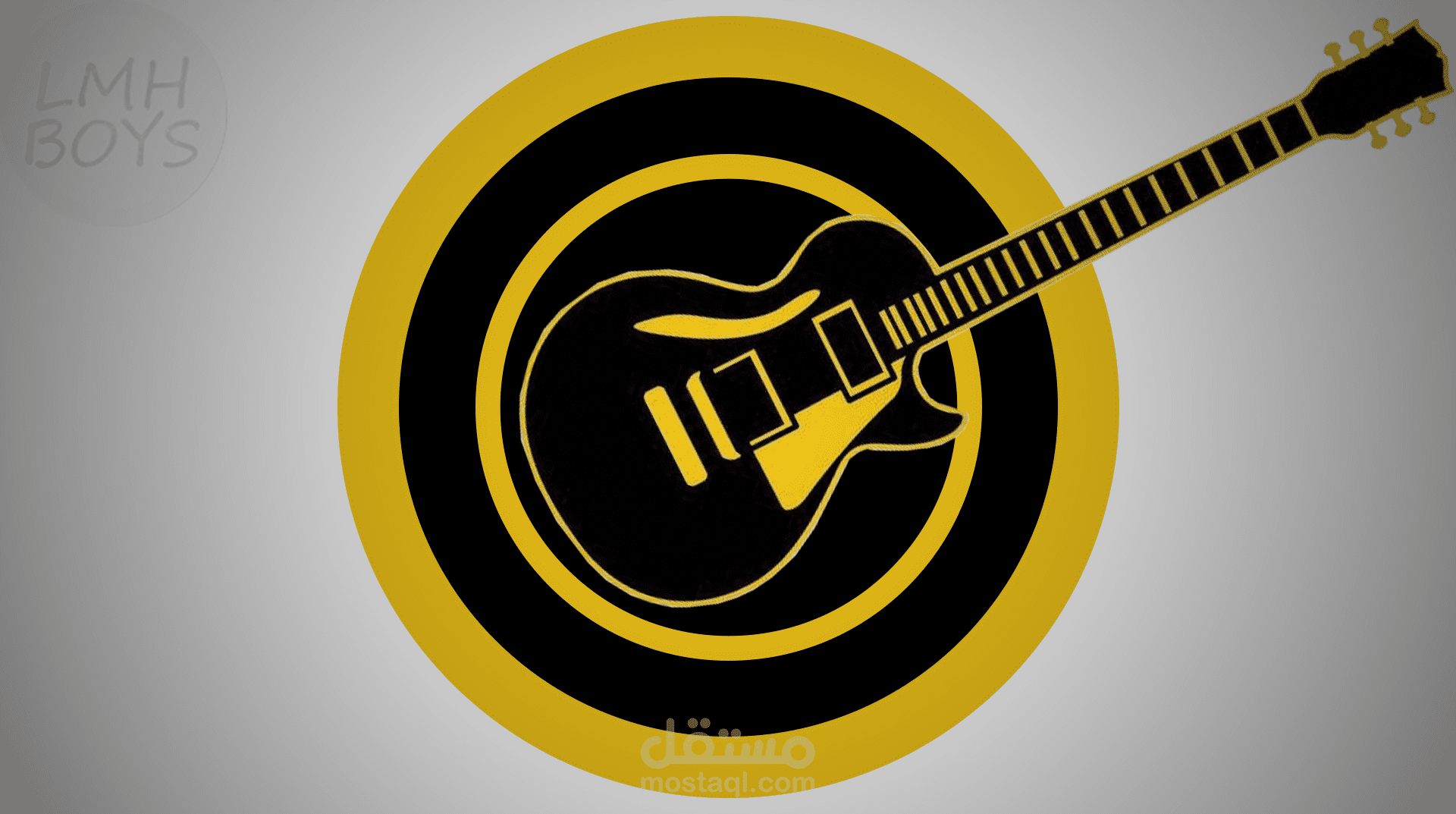 تصميم شعار لتطبيق موسيقي