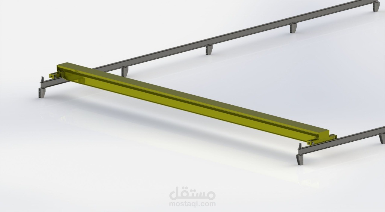 تصميم ونش علوي (Overhead Crane)