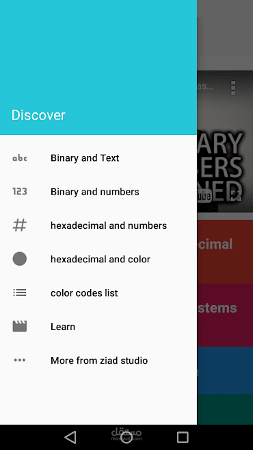 BinHexNum android app